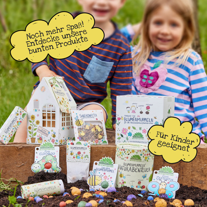 Buntes Saatgutkonfetti – Wildblumen & Saatpapierformen — Ansicht 8