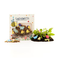 Buntes Saatgutkonfetti – Wildblumen & Saatpapierformen — Ansicht 2