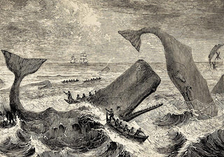 Scene Moby Dick Poster | Literarische Dramatik | Handgefertigt in Berlin