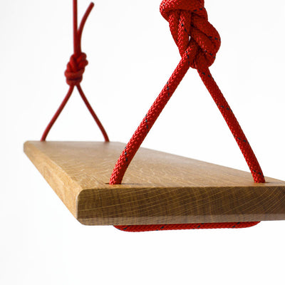Swing for Generations – Handcrafted 80 cm Wide Solid Oak