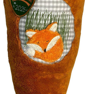 Schultüte „Fuchs“ – Bio-Plüsch | Nachhaltig | Kuschelkissen nach der Einschulung