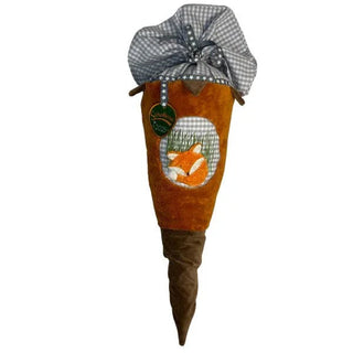 Schultüte „Fuchs“ – Bio-Plüsch | Nachhaltig | Kuschelkissen nach der Einschulung