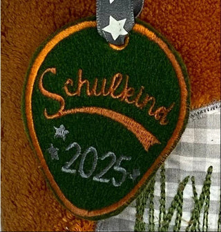Schultüte „Fuchs“ – Bio-Plüsch | Nachhaltig | Kuschelkissen nach der Einschulung