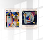 Patroa Studio – Blue Abstract Set of 2 Prints – Kunstdrucke Wanddeko
