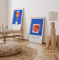 Drinks Light Blue – Set of 2 Prints | Fine Art Print Set — Ansicht 2