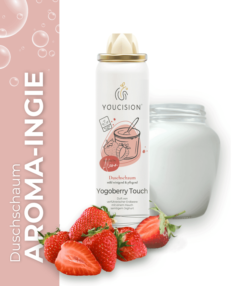 YOUCISION Yogoberry Touch Shower Foam 75 ml – Fruity & Nourishing — YOUCISION