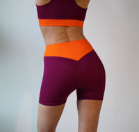 Oban Shorts Bordeaux – High-Waisted Quick Drying ECONYL® — Ansicht 4