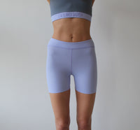 Oban Lavender Shorts – High-Waist Functional Shorts made from ECONYL® — Ansicht 1