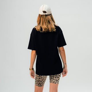 "arrel" - unisex oversized T-Shirt - black