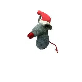 Sinnesanregende Bio Rassel "Weihnachtsmaus" – GOTS Zertifiziertes Babyspielzeug Von PAT & PATTY Mit Sanftem Klang Und Weichem Stoff Für Sicheres Erstes Spielen