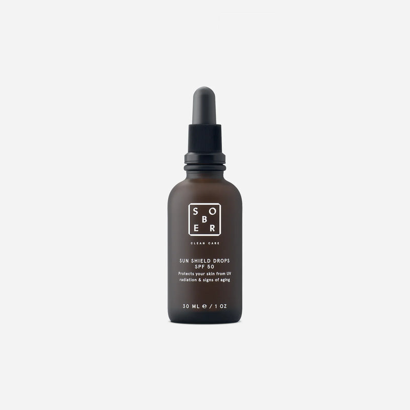 sober Sun Shield Drops LSF 50 – Sonnenschutz Serum mit Q10 & Vitamin E — sober
