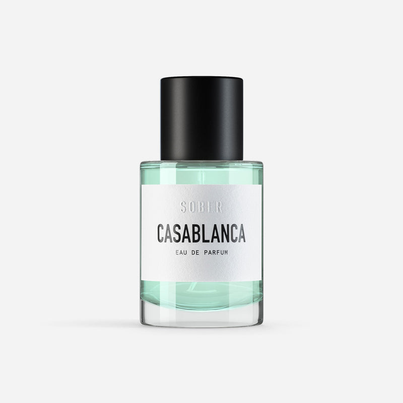 sober CASABLANCA Eau de Parfum 50 ml – Unisex Duft mit Grünem Apfel & Tonkabohne — Ansicht 1
