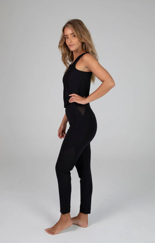 Sports Leggings – Kompression | Lycra Rib-Mix | High Waist