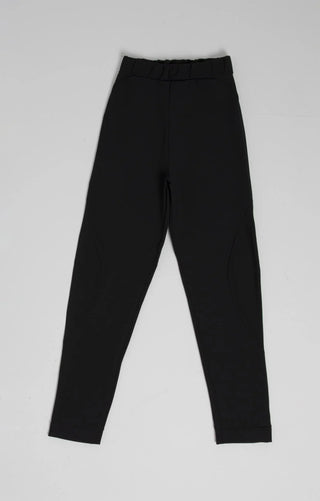 Sports Pants – Schwarz | Lockerer Schnitt | Monogramm‑Detail