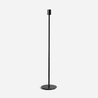 Floor lamp E27 socket - Matt black aluminum, 140 cm height — Ansicht 1