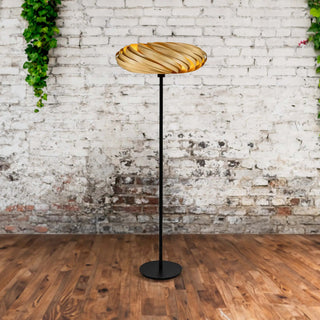 Standleuchte 'Veneria' aus Eichenholz Gofurnit