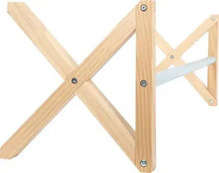 Bio Steckpferde Cavaletti Set – Massivholz | Höhenverstellbar | 2er-Set
