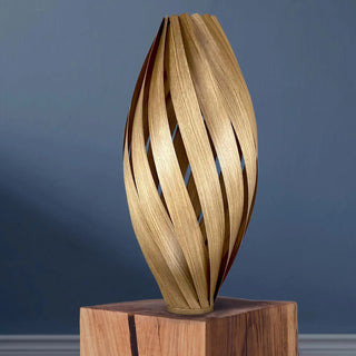 Stehleuchte 'Ardere' aus Eichenholz 70 cm Gofurnit