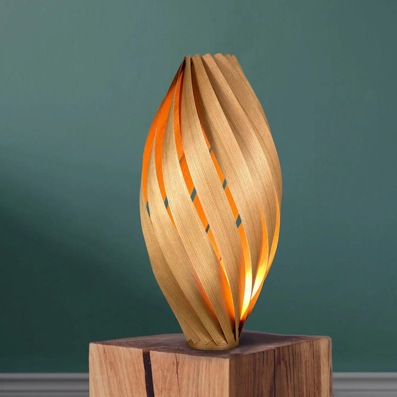 Floor lamp 'Ardere' – 60 cm | Cherry wood | Sustainable handcraft from Cologne — Gofurnit