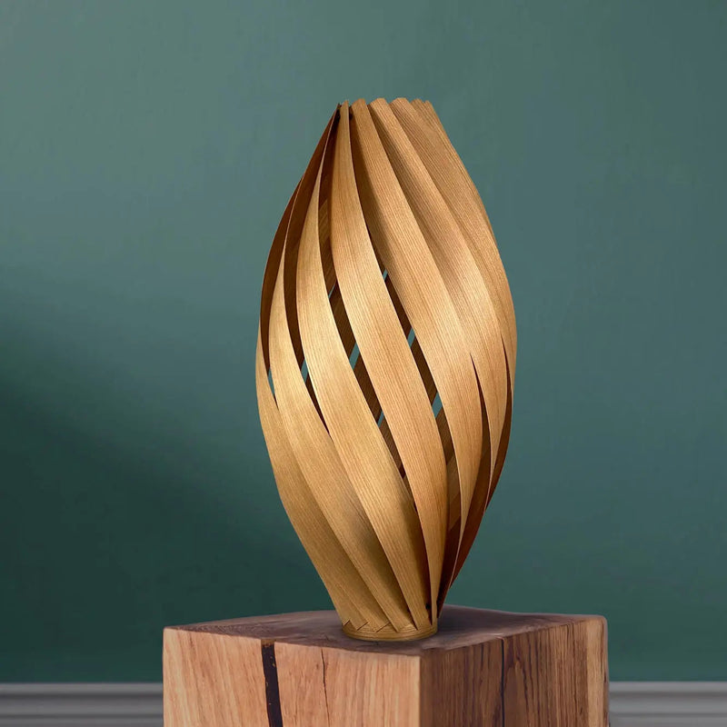Floor lamp 'Ardere' – 60 cm | Cherry wood | Sustainable handcraft from Cologne — Ansicht 2