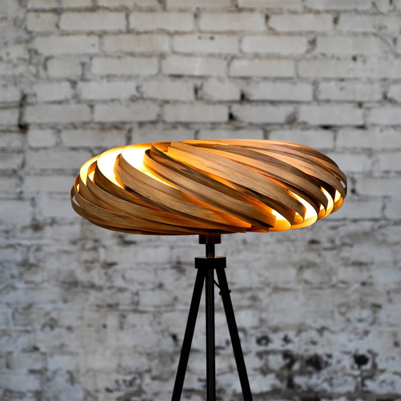 Veneria Floor Lamp Amboyna Wood 60cm Handcrafted Warm Light — Ansicht 4