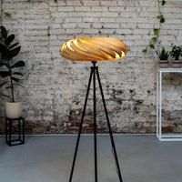 Veneria Floor Lamp Oak Wood 60cm Handmade Warm Light — Ansicht 1