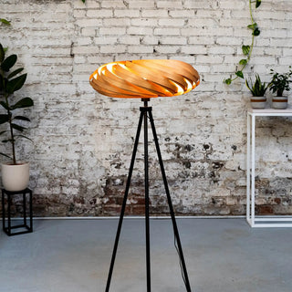 Stehleuchte 'Veneria' aus Kirschbaumholz 60 cm Gofurnit