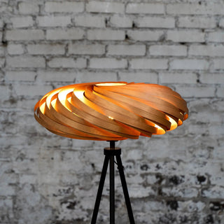 Stehleuchte 'Veneria' aus Kirschbaumholz 60 cm Gofurnit