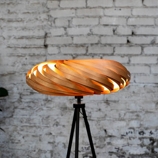 Stehleuchte 'Veneria' aus Kirschbaumholz 60 cm Gofurnit