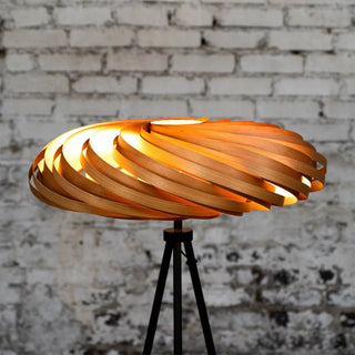 Stehleuchte 'Veneria' aus Kirschbaumholz 70 cm Gofurnit