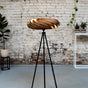 Veneria Floor Lamp Walnut 60 cm Handmade Warm Light