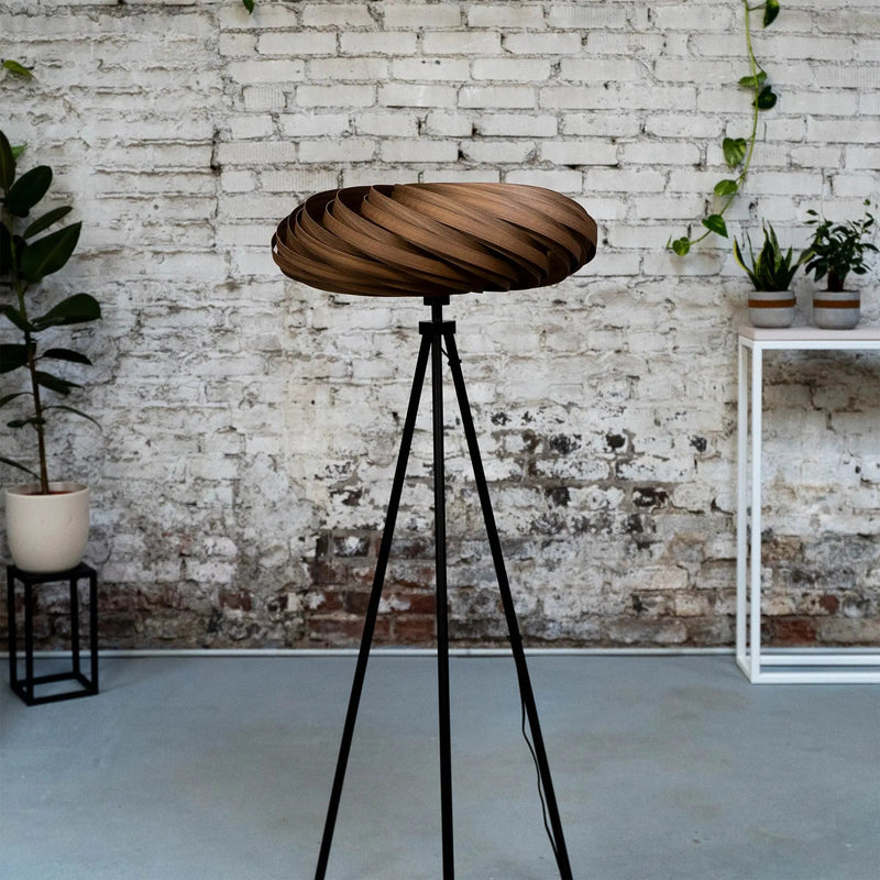 Veneria Floor Lamp Walnut 60 cm Handmade Warm Light — Ansicht 2