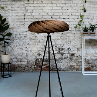 Stehleuchte 'Veneria' aus Nussbaum 70 cm Gofurnit