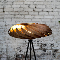 Veneria Floor Lamp Walnut Wood Handmade 50–70 cm — Ansicht 3