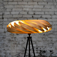Floor lamp Veneria olive ash 70 cm wood slats tripod — Ansicht 4