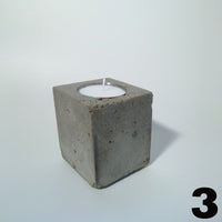 Beton Teelichthalter Steypu – Beton & Edelstahl, handwerklich gefertigt — Ansicht 5
