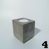 Beton Teelichthalter Steypu – Beton & Edelstahl, handwerklich gefertigt — Ansicht 6