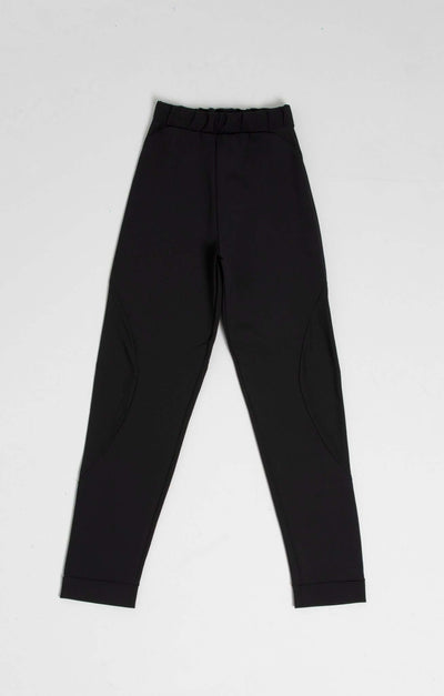 Sports Leggings Kompression Lycra High Waist schwarz