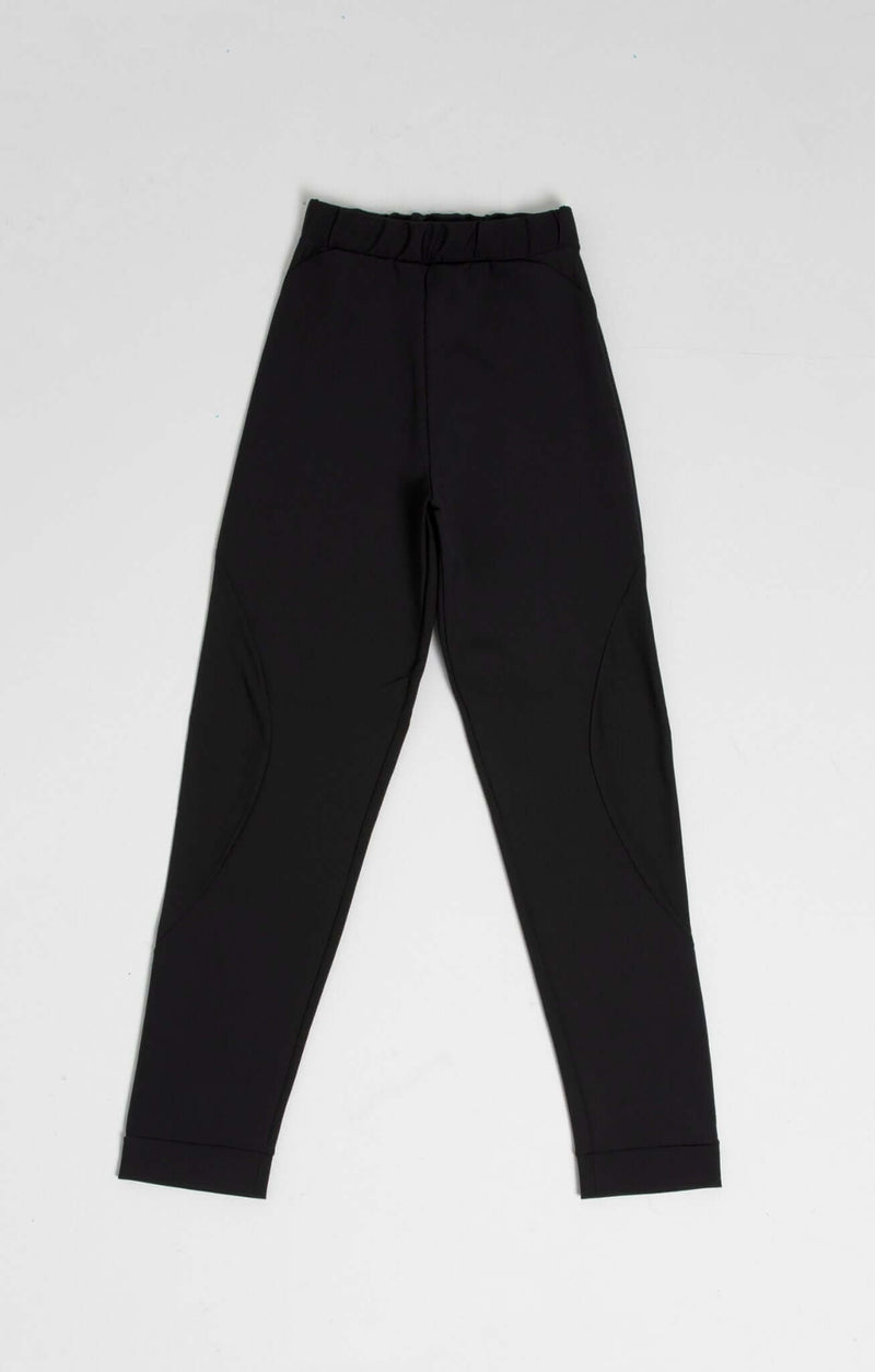 Sports Leggings Kompression Lycra High Waist schwarz — Ansicht 4
