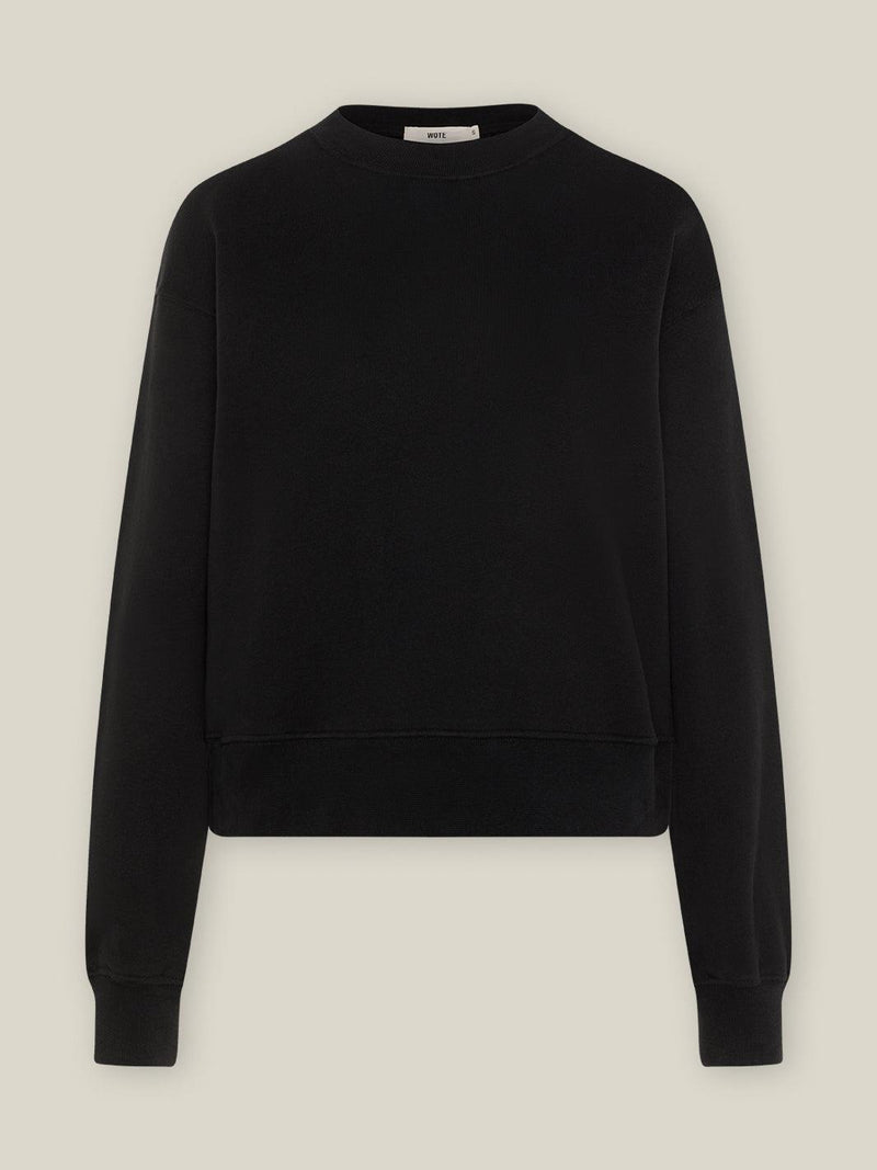 Sweatshirt Round Neck Organic Cotton – Oversized Fit, Made in Portugal — Ansicht 5
