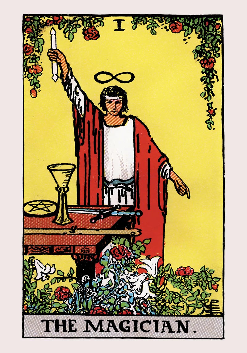 The Magician Tarot Art Poster – Handgedruckt Berlin — Ansicht 4