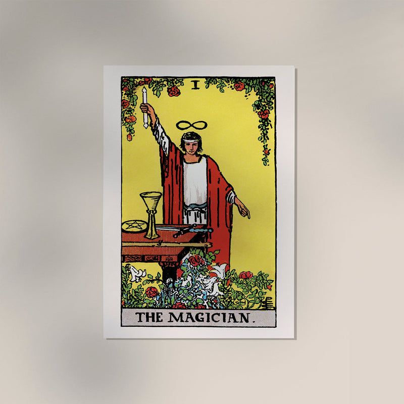 The Magician Tarot Art Poster – Handgedruckt Berlin — Ansicht 3