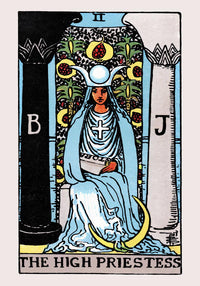The High Priestess Tarot Art Poster – Fine Art Kunstdruck mystische Arcana-Illustration — Ansicht 4