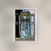 The High Priestess Tarot Art Poster – Fine Art Kunstdruck mystische Arcana-Illustration — Ansicht 3