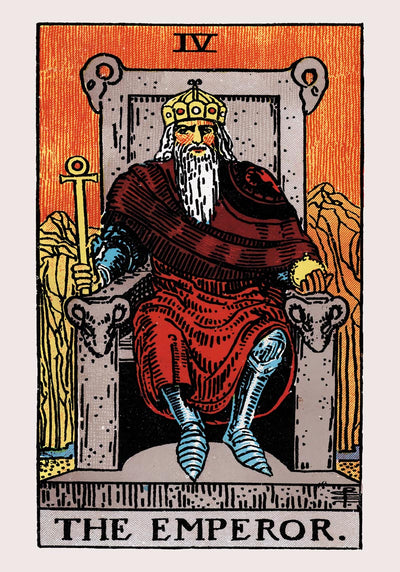 The Emperor Tarot Art Poster – Patroa Studio