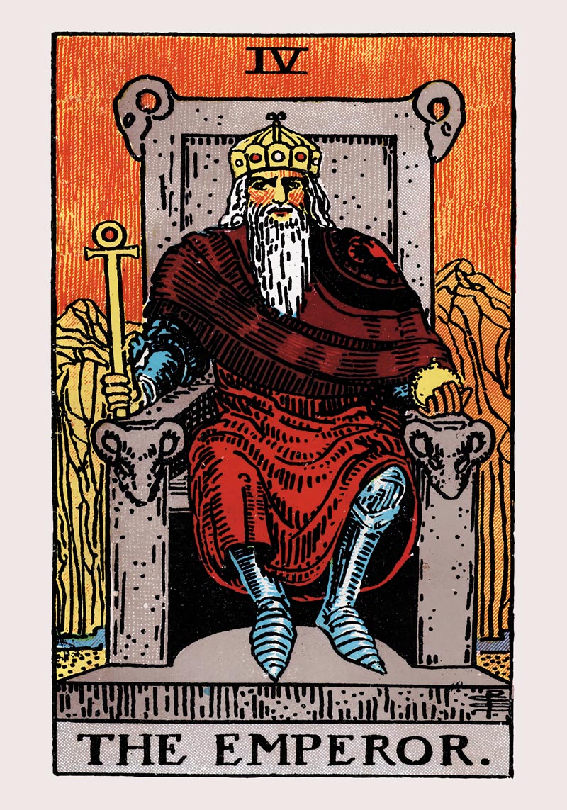 The Emperor Tarot Art Poster – Patroa Studio — Ansicht 4
