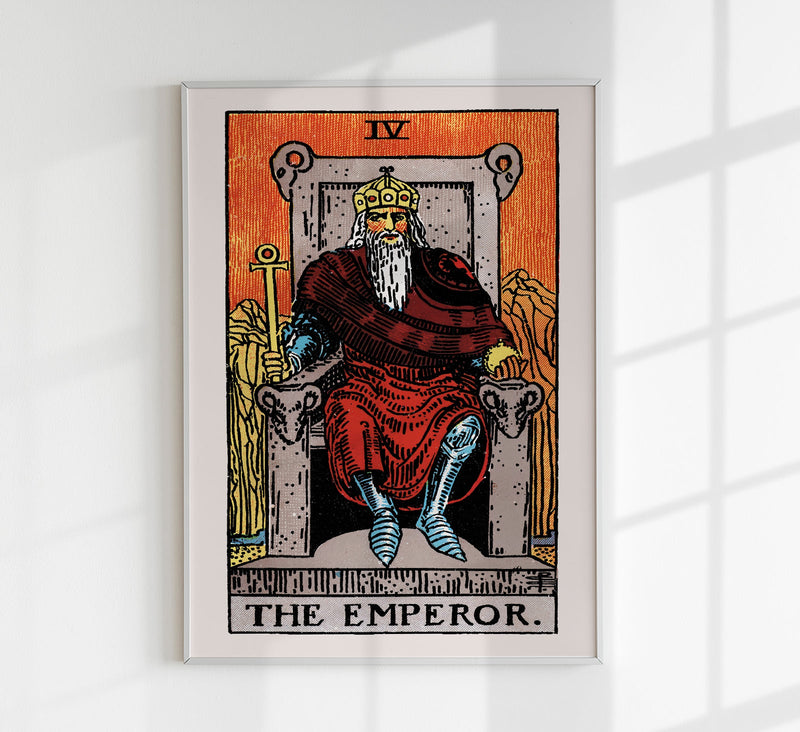 The Emperor Tarot Art Poster – Patroa Studio — Patroa Studio