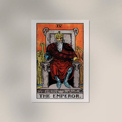 The Emperor Tarot Art Poster – Patroa Studio
