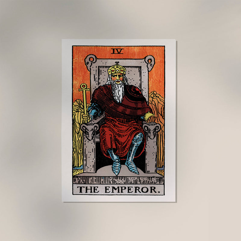 The Emperor Tarot Art Poster – Patroa Studio — Ansicht 3
