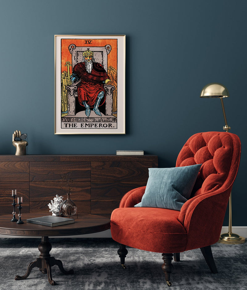 The Emperor Tarot Art Poster – Patroa Studio — Ansicht 2